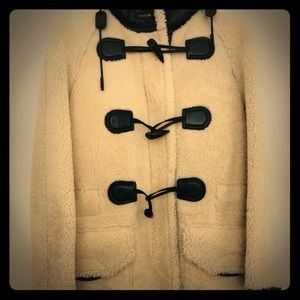 Coach Shearling Toggle Coat (“Cream”)